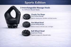 Masajeador de Movimiento Inteligente con IA, Pistola de Masaje Muscular Portátil de Tejido Profundo, Herramienta Profesional para la Recuperación Deportiva y el Bienestar - Product Image 5