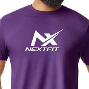 Camiseta Básica Informal para Hombre, Tejido de Algodón Transpirable, Manga Corta, Cuello Redondo, Cómoda para el Día a Día, para Gimnasio, Correr y Ocio - Product Image 3
