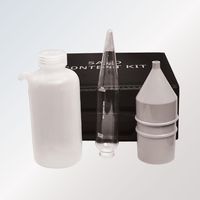Kit de test de teneur en sable de laboratoire, tube de mesure transparent, flacon de lavage, entonnoir, équipement d'analyse des sols