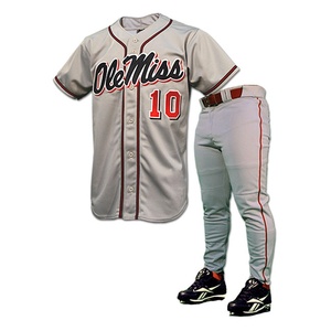 Vêtements de sport en promotion, uniforme de baseball imprimé par sublimation, 100% polyester, anti-UV, séchage rapide, fabriqué au Pakistan - Product Image 1