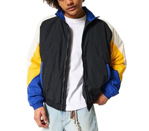 ผู้ผลิตเสื้อแจ็คเก็ตกันลมสำหรับผู้ชาย เสื้อแจ็คเก็ตกันน้ำ พิมพ์โลโก้ได้ตามต้องการ เสื้อฮู้ดแบบซิปครึ่งตัว เสื้อแจ็คเก็ตกันลมสำหรับเล่นกีฬา - Product Image 4