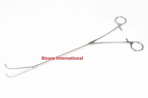 Pinzas Curvas Manuales de Grado Médico BISONS para Cirugía, Instrumento Quirúrgico de Acero Inoxidable con Certificación CE - Product Image 4