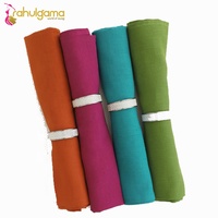 Vente en gros de serviettes de table en lin personnalisées avec broderie florale Serviette de table de haute qualité à bordure festonnée pour la maison et l'hôtel