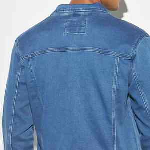 แจ็คเก็ตยีนส์ผู้ชายแฟชั่น น้ำหนักเบา ระบายอากาศได้ดี เหมาะสำหรับการสวมซ้อนเป็นเลเยอร์ แจ็คเก็ตยีนส์ปักลายส่วนตัว - Product Image 6