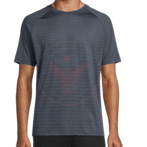 Camisetas de Gimnasio para Hombre de Secado Rápido, Corte Ajustado, Poliéster/Algodón - Ropa de Entrenamiento en Stock con MOQ Bajo - Product Image 2