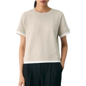 Women Cotton T Shirt Premium Soft Casual Loose Fit Short Sleeve Crew Neck Basic Tee OEM ODM Manufacturer Custom Wholesale - Product Image 1