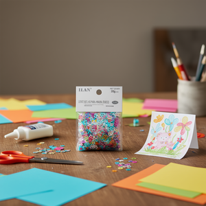 Paillettes a forma di lettera ILAN 20g per lavori artigianali - Product Image 2