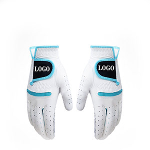 Gants de golf pour gauchers de haute qualité en gros avec emballage personnalisé en cuir PU coloré pour une meilleure adhérence à votre club - Product Image 5