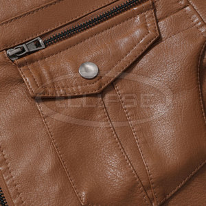 Chaqueta de Cuero para Hombre, Transpirable, Ligera y Cómoda, para Invierno, Informal, de Alta Calidad, a Precio Razonable, Impermeable - Product Image 5