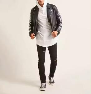 ราคาขายส่ง แจ็คเก็ตหนังแฟชั่นสีดำคุณภาพสูง แจ็คเก็ตหนังแบบซิป สตรีทแวร์สำหรับผู้ชาย เสื้อผ้าลำลอง CP-MLJ-14 - Product Image 6