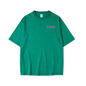 Camiseta Casual de Manga Corta para Hombre, Cuello Redondo, Corte Regular, Color Sólido, Diseño con Bolsillo Frontal, Algodón Jersey Transpirable, para Verano - Product Image 3