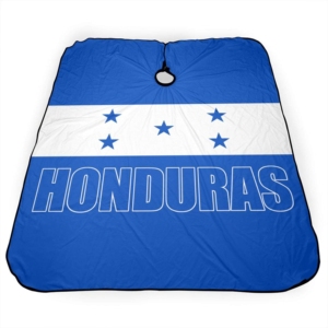 Vente Flash : Cape de Coiffure Imperméable Drapeau Honduras avec Col Élastique et Boutons Pression Ajustables – Robe de Barbier Personnalisable avec Logo, Faible MOQ - Product Image 4