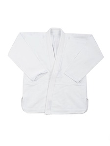Uniforme de Jiu Jitsu Blanco de Primera Calidad, Duradero y Cómodo, con Parches Elegantes para Entrenamiento de Artes Marciales - Product Image 6