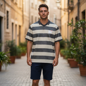 Ensemble de maillots de football à manches courtes personnalisés en sublimation intégrale, respirant, à séchage rapide, pour la compétition - Product Image 6