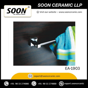Juego de Accesorios de Baño de Acero Inoxidable con Acabado Cromado Eagle, Contemporáneo, de Pared, 60 cm, Fácil de Limpiar, Brillante, con Toallero y Jabonera - Product Image 4