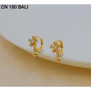 Trendy Fashion <b>Stud</b> Earrings Gold Plated Hoop Earring for Women Diamond <b>Stud</b> Earrings Fashion Jewellery Gold Plated Hoop Earring - Product Image 1