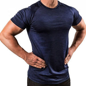 Custom <b>Men's</b> O-Neck Slim Fit 100% Cotton Knitted Compression Sport T-shirt-Quick Dry Breathable <b>Animal</b> Print Active Training - Product Image 4