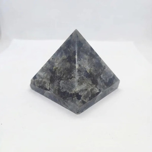 Wholesale 30-35mm Pyramid Muntaha Agate Handmade Natural Stone Bulk Reiki <b>Crystals</b> Larvakite Premium Quality - Product Image 2
