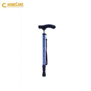 Canne de marche télescopique ultralégère en alliage d'aluminium à 5 sections avec embout en caoutchouc, capacité de 250 lb, OEM accepté - Product Image 4