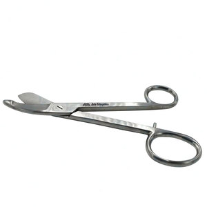 Tijeras Quirúrgicas Ortopédicas para Cortar Yeso, con Mandíbula Dentada, 24 cm, Tipo Bruns, para Remoción Segura de Yeso - Product Image 1