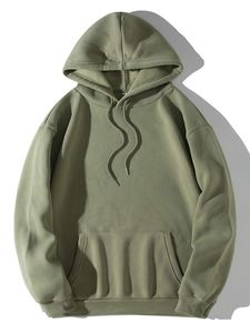 Sweat-shirt à capuche oversize en molleton pour homme, 100% coton biologique, logo personnalisé sur le devant, streetwear, vêtements d'hiver - Product Image 4