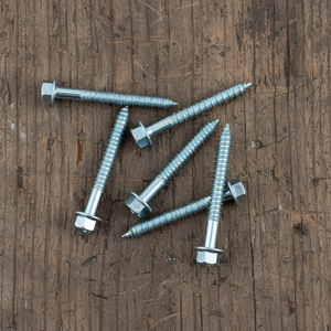 Tornillo de Cabeza Hexagonal Externa de Acero al Carbono CLASE 4, Marca PDC, Modelo 4, Resistente a la Corrosión, Galvanizado en Caliente, Rosca para Madera, Métrica/Pulgada - Product Image 1
