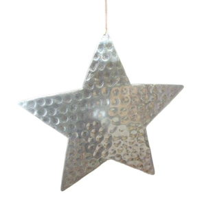 Estrella Colgante de Navidad de Aluminio Ecológica de Último Diseño, Tamaño Personalizado, Decoración para Árbol, Recubierta de Rojo Metálico - Product Image 4