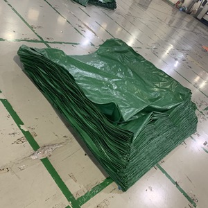 Bâche en PE tissée lisse de poids moyen 700D-1500D 55-280gsm, imperméable, coupe-vent, résistante aux UV, écologique, en HDPE/LDPE, unie - Product Image 1