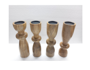 100% bougeoir en bois naturel bois personnalisé pour décor de fête de restaurant à la maison utiliser avec personnaliser la conception de forme de taille à bas prix - Product Image 6