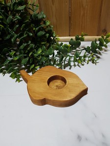 Handmade Wooden Leaf <b>Tea</b> Light Holder Natural Home Decoration Wood Candle <b>Stand</b> for Living Room Shelf and Table Decoration - Product Image 4