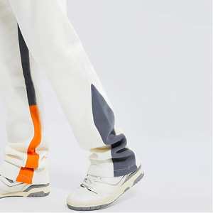 Ensemble 2 pièces unisexe : survêtement évasé et sweat à capuche, pantalon empilé, coupe-vent personnalisé, survêtement évasé délavé à l'acide pour homme - Product Image 5