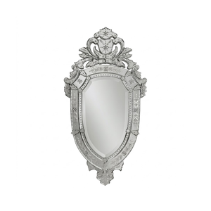 Espejo de Pared Decorativo Estilo Barroco Veneciano con Marco Ornamentado Vintage |   Espejo Decorativo de Vidrio de Lujo para Sala de Estar y Dormitorio - Product Image 1