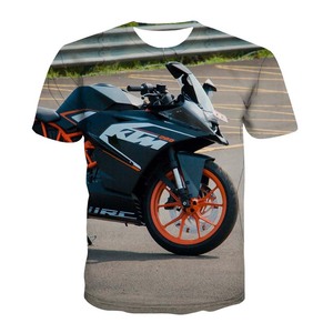 Camisetas Casuales de Cuello Redondo para Hombre al por Mayor, con Estampado Digital Personalizado en la Parte Delantera, Corte Regular, Tejido de Poliéster/Algodón Transpirable - Product Image 1