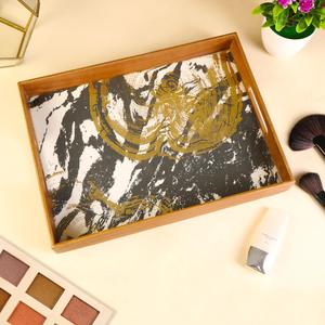 Bandeja Esmaltada con Diseño Retro, Bandeja Esmaltada para Mesa de Comedor, Bandeja Esmaltada con Logotipo Impreso, Precio de Fábrica - Product Image 4