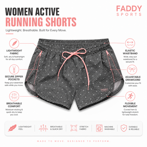 Unique Design Women Running <b>Shorts</b> Geometric Print Dual <b>Zip</b> <b>Pockets</b> Curved Hem Drawstring Custom Logo Activewear <b>short</b> OEM - Product Image 5