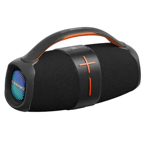 Xách tay Boombox loa với xử lý trọng lượng nhẹ nhựa Thiết kế RGB loa siêu trầm Bass Bluetooth stereo không dây loa bên