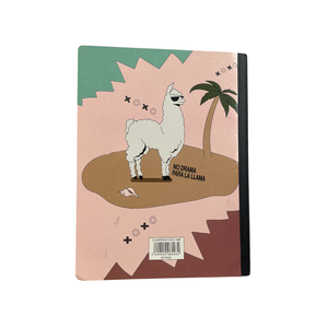 Mát <span class=keywords><strong>llama</strong></span> với kính mát theo chủ đề sinh viên máy tính xách tay tùy chỉnh softcover máy tính xách tay - Product Image 4