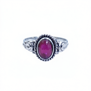 <b>Garnet</b> Fashion <b>Ring</b> 3.6 Grams Weight - Product Image 2