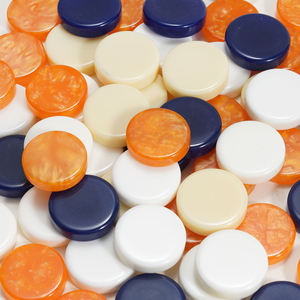 <b>Resin</b> <b>Crafts</b> Backgammon Checker Playing Draughts Finger Dish Marbleized <b>Resin</b> Chess Replacement Game Pieces - Product Image 1