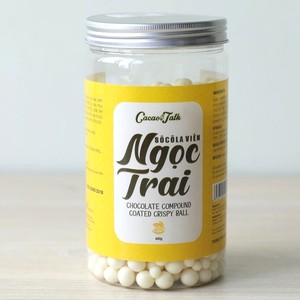 Boules de chocolat blanc croustillantes HALAL pour la décoration de gâteaux, vente en gros, service OEM/ODM, chocolat composé massif, service OEM/ODM - Product Image 2