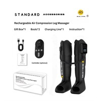 Masseur pour les pieds et les jambes sans fil à compression d'air, appareil de récupération réglable et confortable AS ALL STAR CE