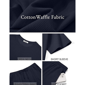 Conjunto de Verano para Hombre, Fabricante de Camisetas de Algodón y Pantalones Cortos Cargo, Suministro al por Mayor OEM - Product Image 5