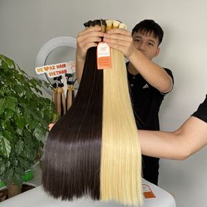 Couleurs personnalisables en vrac cheveux humains expédition dans le monde entier extensions de cheveux Remy de haute qualité directement du fournisseur de cheveux humains - Product Image 3