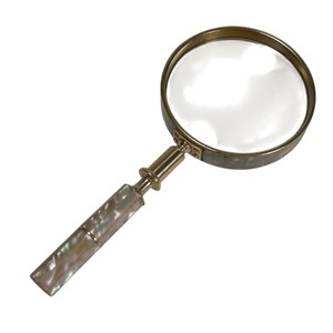 Lupa de Mano con Mango de Plata de Ley Antigua, Diseño Detallado de Pájaro, Lupa Óptica para Lectura, Regalo Coleccionable - Product Image 5