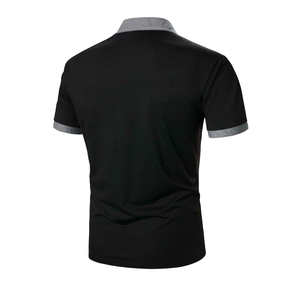 Polo homme de haute qualité en coton premium, léger, respirant, extensible, manches courtes, col classique, look décontracté et prêt pour le bureau. - Product Image 2