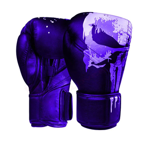 Guantes de Boxeo Deportivos de Piel Sintética para Niños y Adultos, Transpirables, con Estampado Personalizado de Dibujos Animados en Diferentes Colores, para Entrenamiento Profesional de Combate - Product Image 1