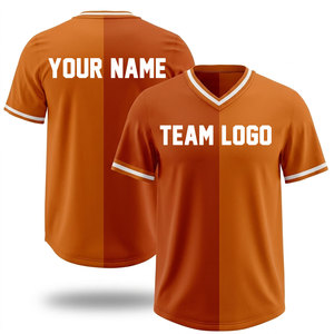 New Design Printed Breathable Baseball Jersey Set Polyester/Cotton Team Wear Hot Selling Wholesale - Product Image 2