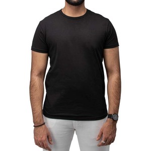 Camiseta Deportiva de Cuello Redondo para Hombre, Corte Regular, 100% Algodón, Lisa, Manga Corta, Transpirable, de Secado Rápido - Product Image 1