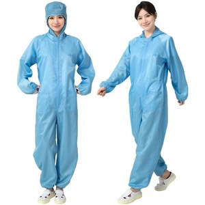 Vente en gros Veste à fermeture éclair réticulée antistatique Esd pour salle blanche Vêtement <span class=keywords><strong>de</strong></span> travail/vêtements esd avec capuche - Product Image 4