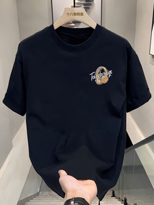 เสื้อยืดแขนยาวคอกลมผู้ชาย สไตล์หลวมบางเบา ลำลอง ใส่เล่นกีฬากลางแจ้ง พิมพ์ลาย ป้องกันรอยยับ - Product Image 3